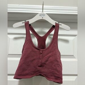 Aerie Offline Main Squeeze Seamless Waffle Bra Top